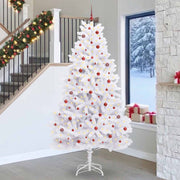 Kerstboom wit 270 cm PVC staal 128 cm