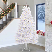 Kerstboom wit 270 cm PVC staal