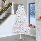Artificial Collapsible Christmas Tree White 270 cm PVC and steel