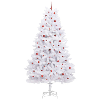 Kunstmatige Inklapbare Kerstboom Wit 300 cm PVC en staal