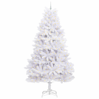 Kunstmatige Inklapbare Kerstboom Wit 300 cm PVC en staal