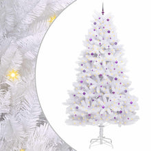 Kunstmatige Inklapbare Kerstboom Wit 300 cm PVC en staal