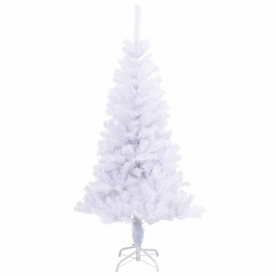 Kunstkerstboom met 150 LED Wit 120 cm PVC en Staal