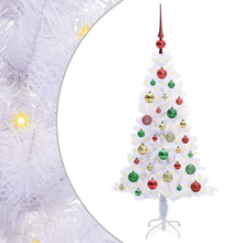 Kunstkerstboom met 150 LED Wit 120 cm PVC en Staal