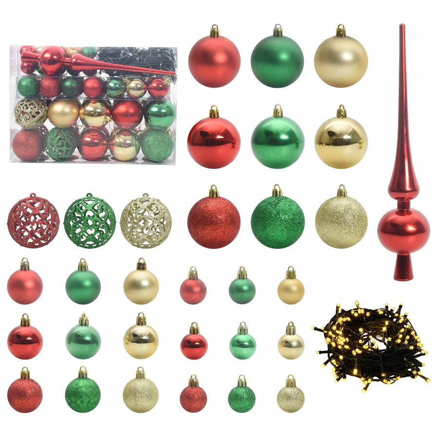 Kunstkerstboom met 150 LED Wit 120 cm PVC en Staal