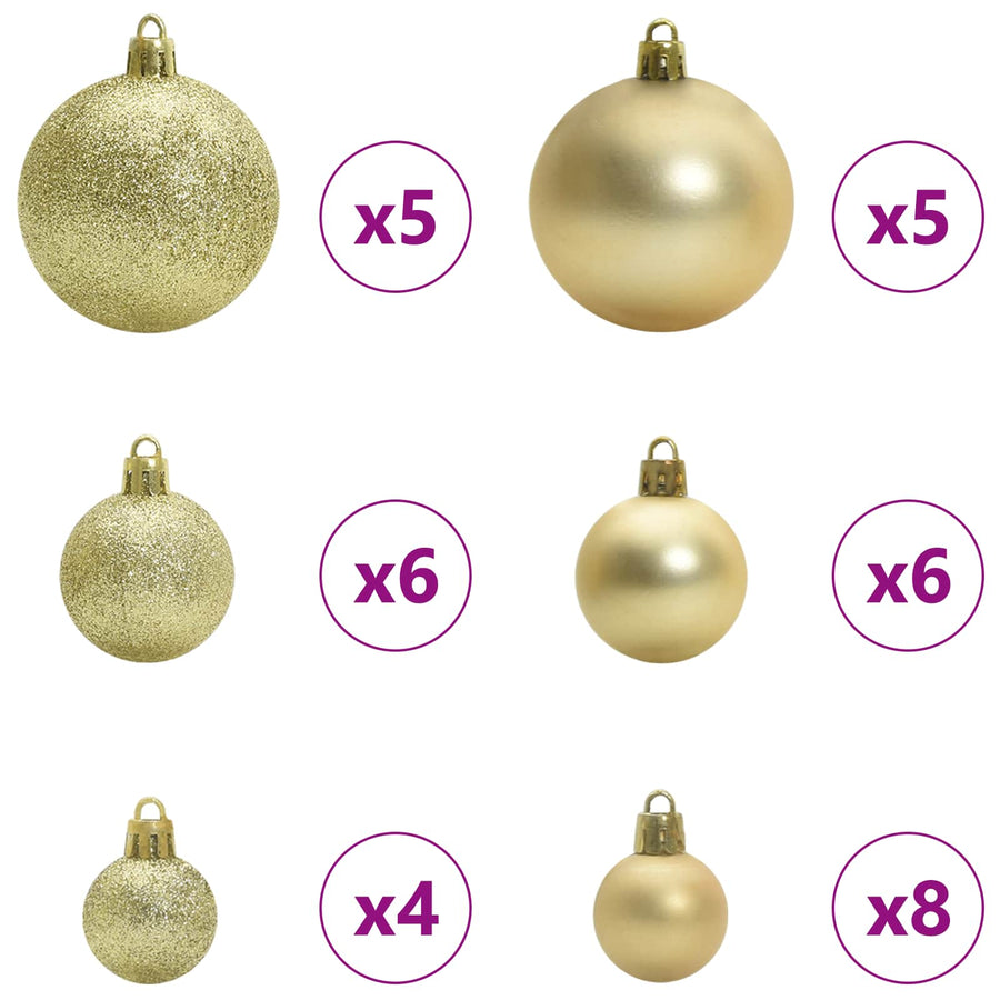 Kunstkerstboom met 150 LED Wit 150 cm PVC en Staal