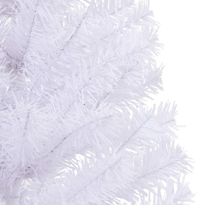 Kunstkerstboom met 150 LED Wit 150 cm PVC en Staal