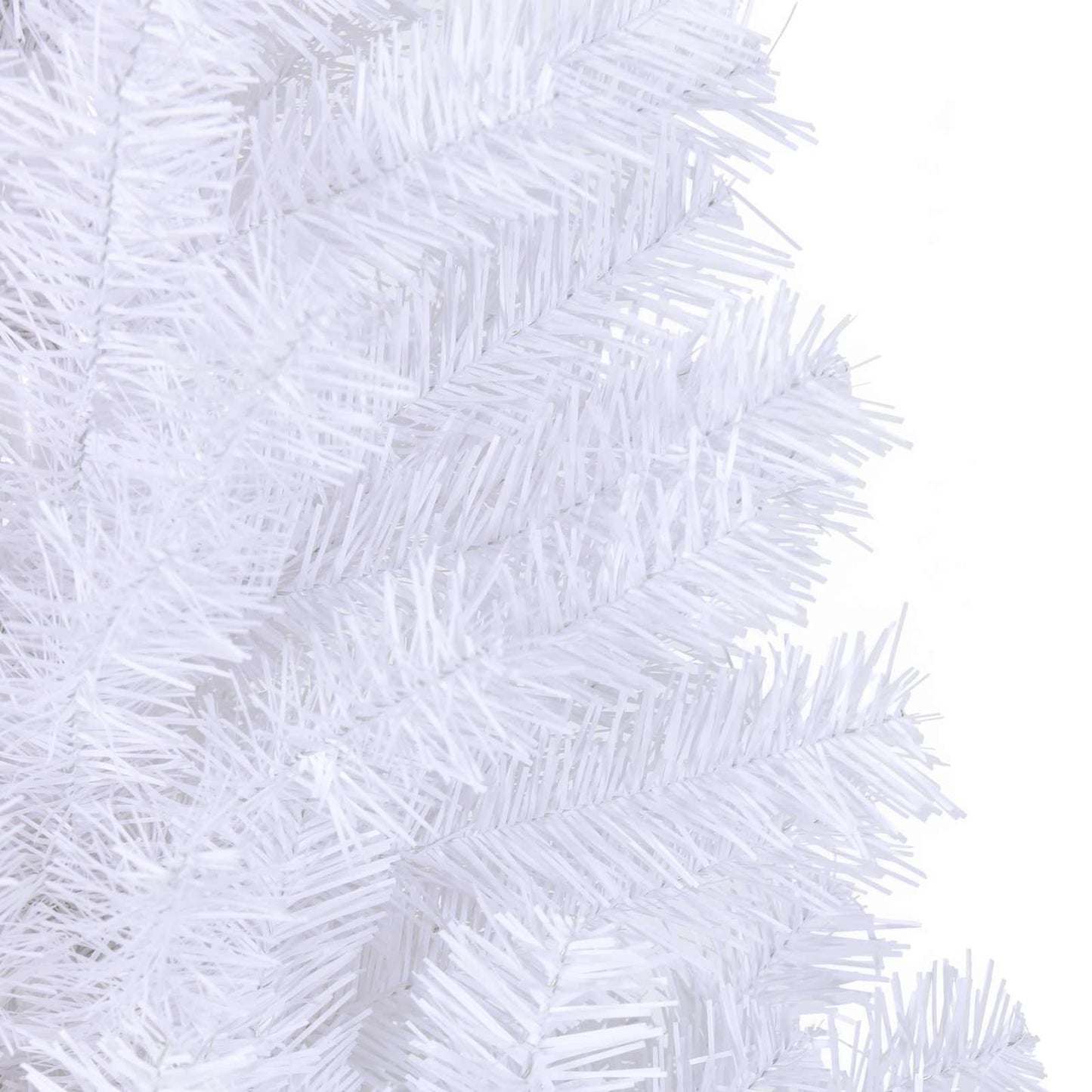Kunstkerstboom met 300 LED Wit 180 cm PVC en staal