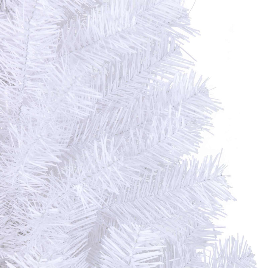 Kunstkerstboom met 300 LED Wit 180 cm PVC en staal