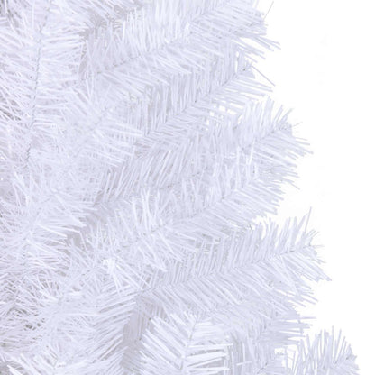 Kunstkerstboom met 300 LED Wit 180 cm PVC en staal