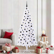 Kunstkerstboom 210 cm wit met 300 LED