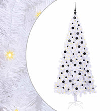 Kunstkerstboom met 300 LED Wit 210 cm PVC en staal