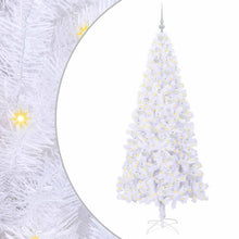 Kunstkerstboom met 300 LED Wit 210 cm PVC en staal