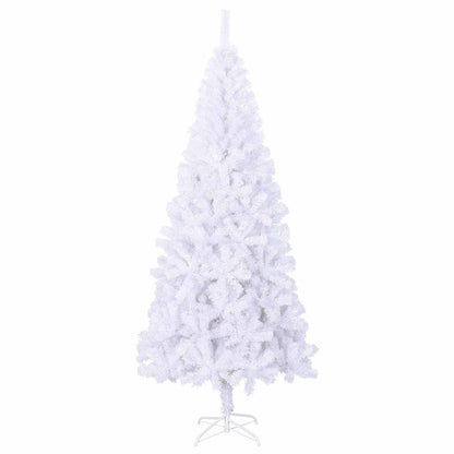 Kunstkerstboom met 300 LED Wit 210 cm PVC en staal