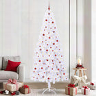 Kunstkerstboom 240 cm wit met 300 LED
