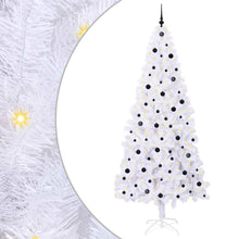 Kunstkerstboom met 300 LED Wit 240 cm PVC en staal