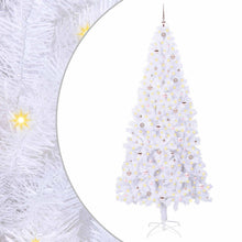 Kunstkerstboom met 300 LED Wit 240 cm PVC en staal