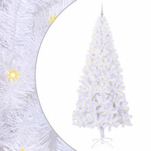 Kunstkerstboom met 300 LED Wit 240 cm PVC en staal