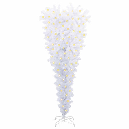 Kunstkerstboom met 150 LED Wit 120 cm PVC en staal