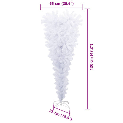 Kunstkerstboom met 150 LED Wit 120 cm PVC en staal