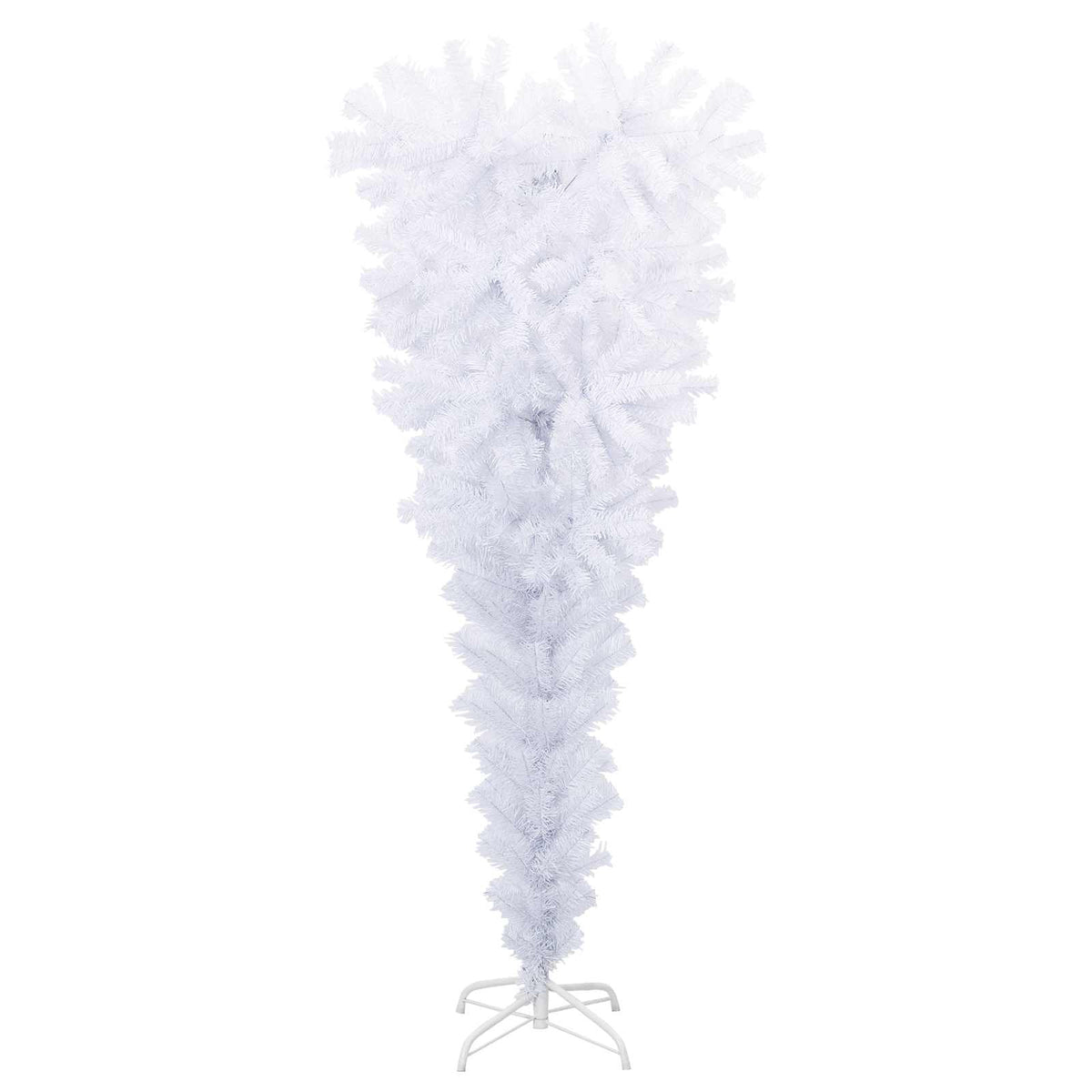 Kunstkerstboom met 150 LED Wit 120 cm PVC en Staal