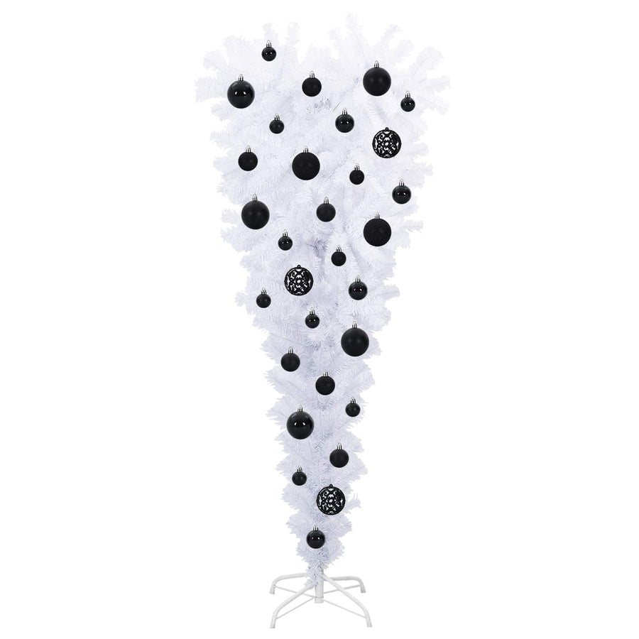 Kunstkerstboom met 150 LED Wit 120 cm PVC en Staal