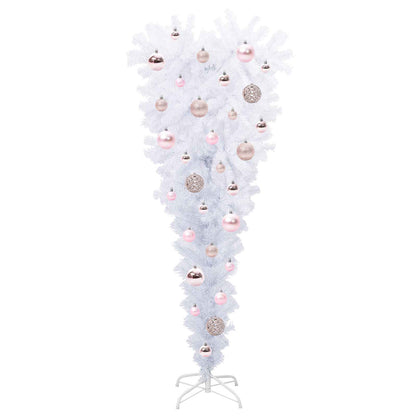 Kunstkerstboom met 150 LED Wit 120 cm PVC en Staal