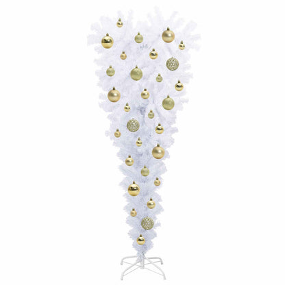 Kunstkerstboom met 150 LED Wit 120 cm PVC en Staal