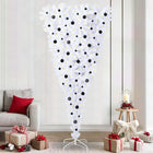 Kunstkerstboom 240 cm wit met 300 LED