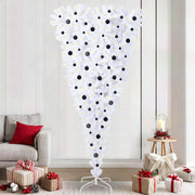 Kunstkerstboom 240 cm wit met 300 LED