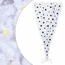 Kunstkerstboom met 300 LED Wit 240 cm PVC en Staal