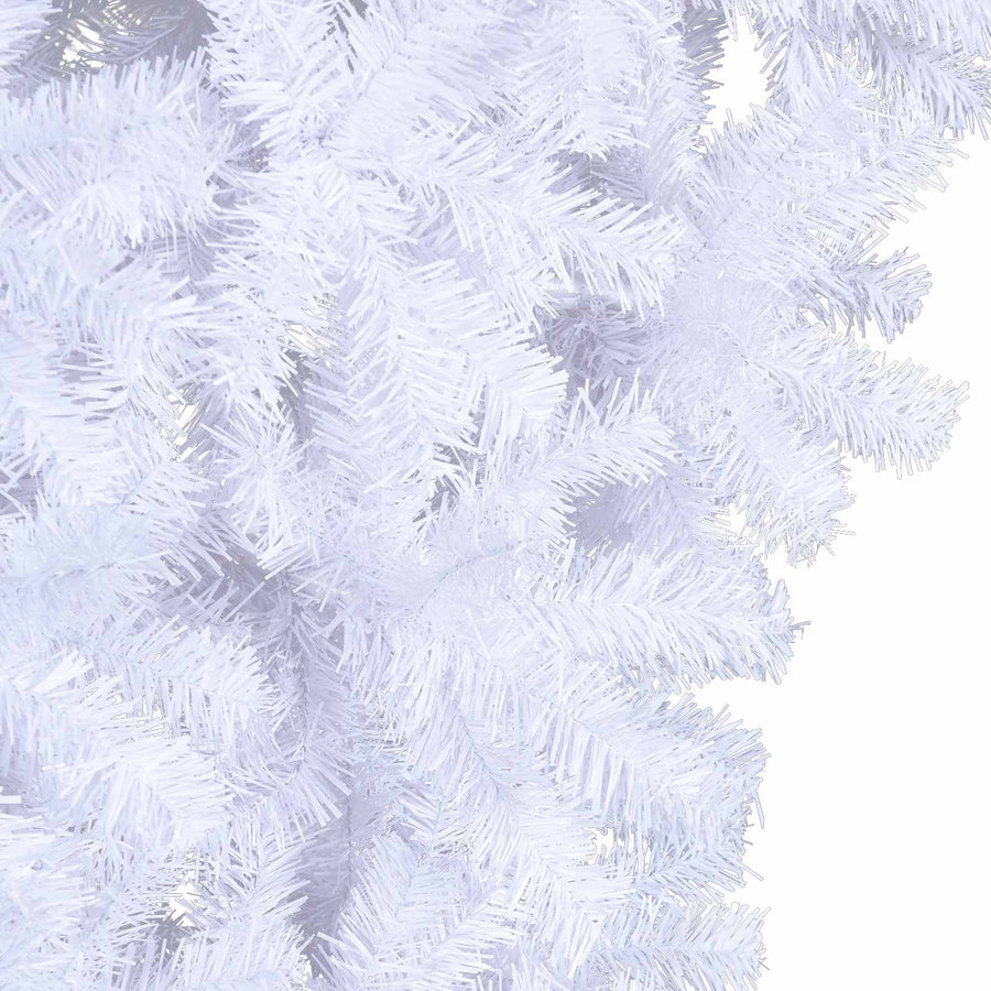 Kunstkerstboom met 300 LED Wit 240 cm PVC en Staal