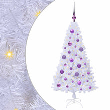 Kunstkerstboom met 150 LED Wit 120 cm PVC en staal