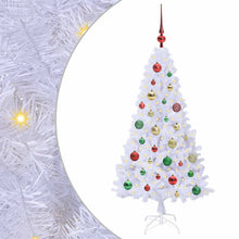 Kunstkerstboom met 150 LED Wit 120 cm PVC en staal