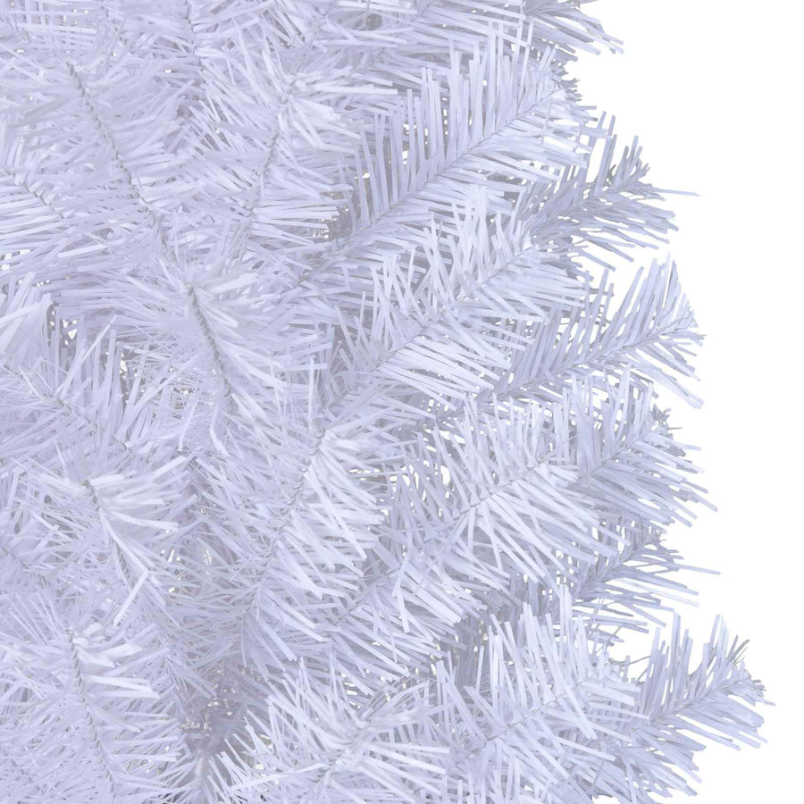 Kunstkerstboom met 300 LED Wit 180 cm PVC en staal