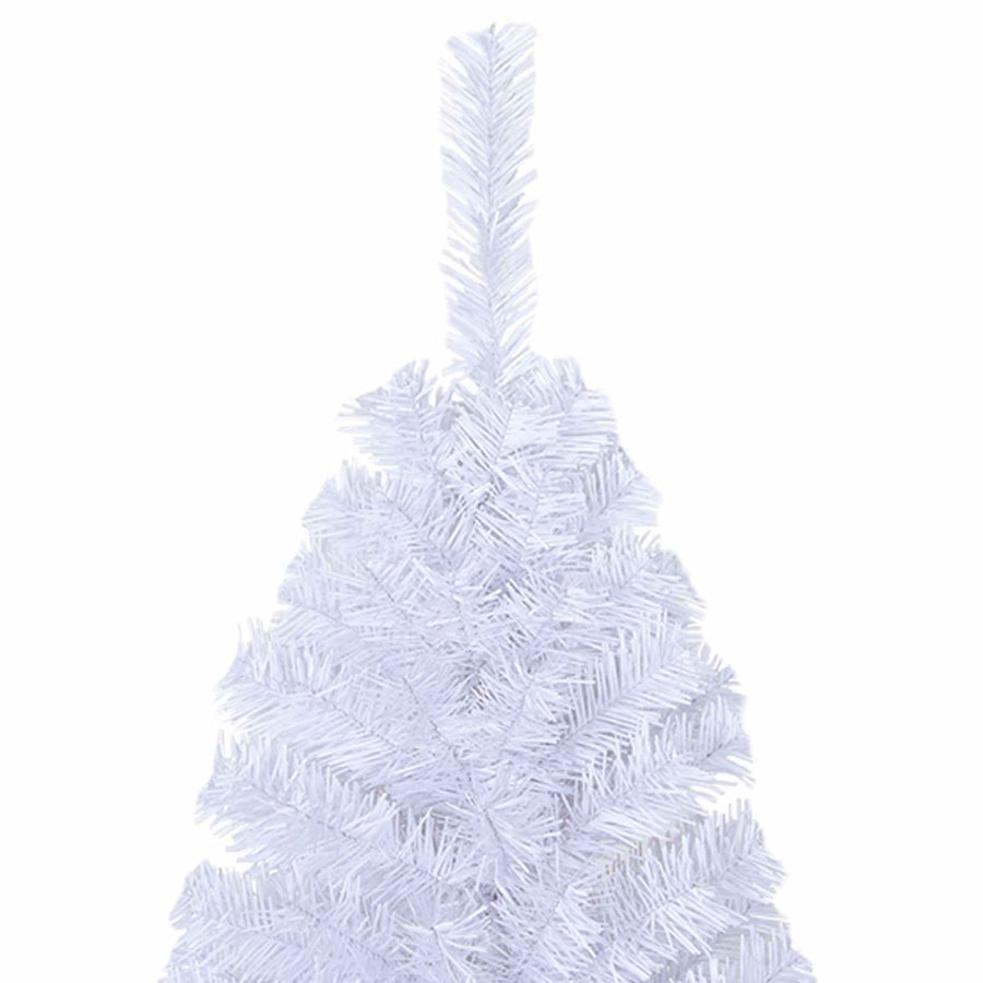Kunstkerstboom met 300 LED Wit 210 cm PVC en staal