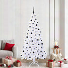 Artificial Christmas Tree with 300 White LEDs 210 cm PVC and Steel