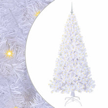 Kunstkerstboom met 300 LED Wit 210 cm PVC en staal