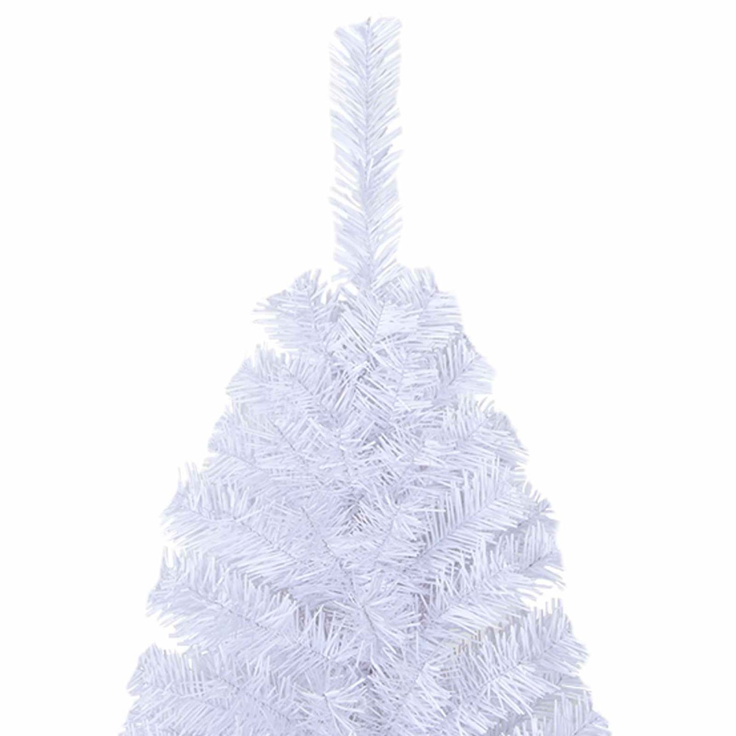Kunstkerstboom met 300 LED Wit 210 cm PVC en staal