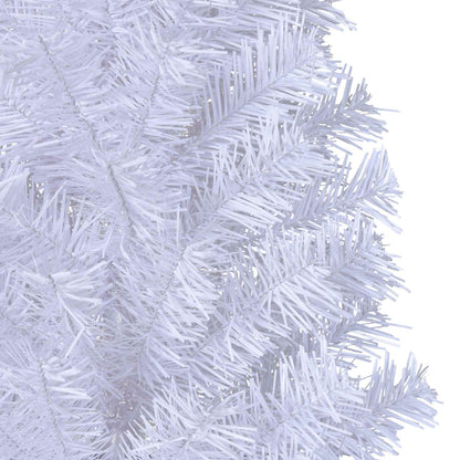 Kunstkerstboom met 300 LED Wit 210 cm PVC en staal