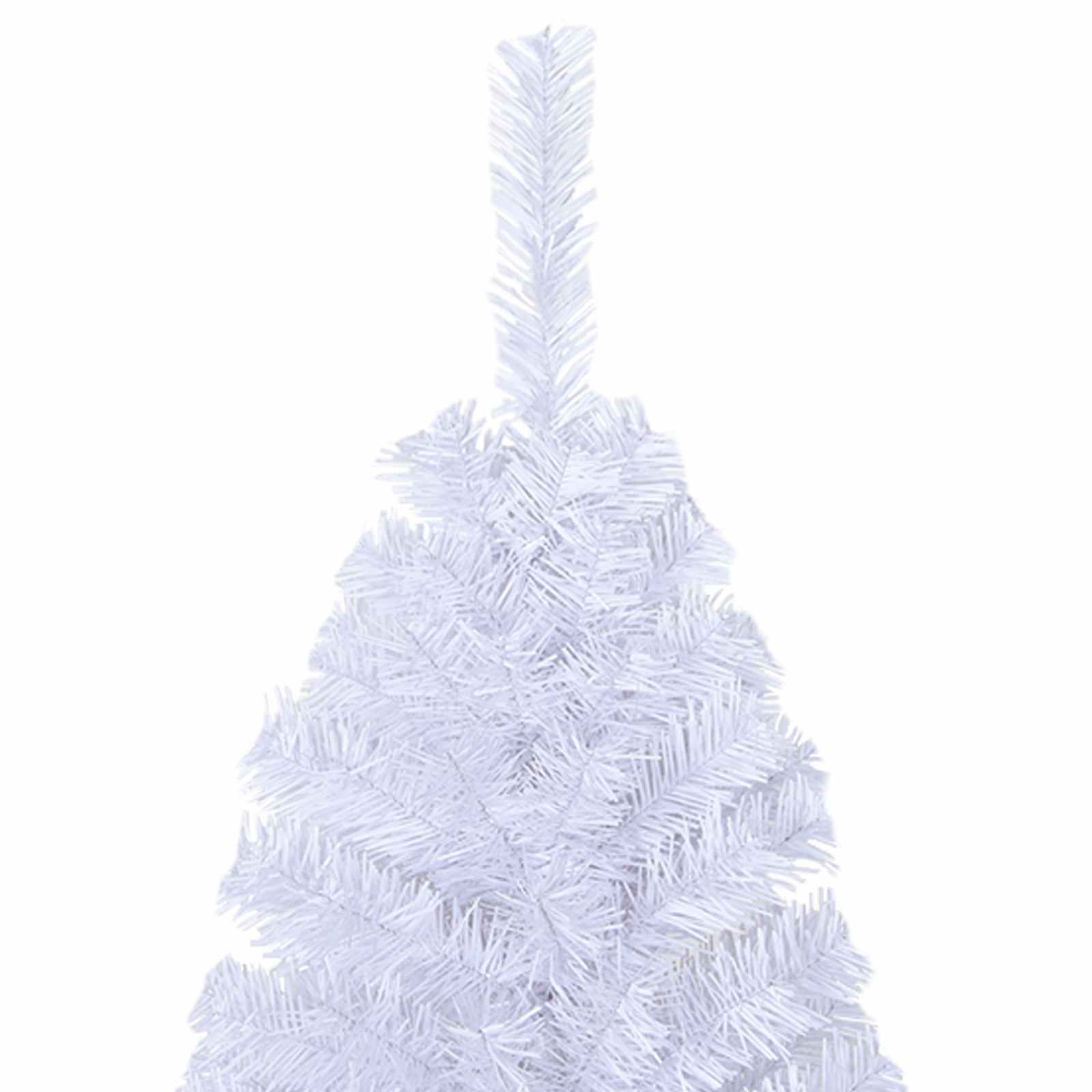 Kunstkerstboom met 300 LED Wit 240 cm PVC en staal