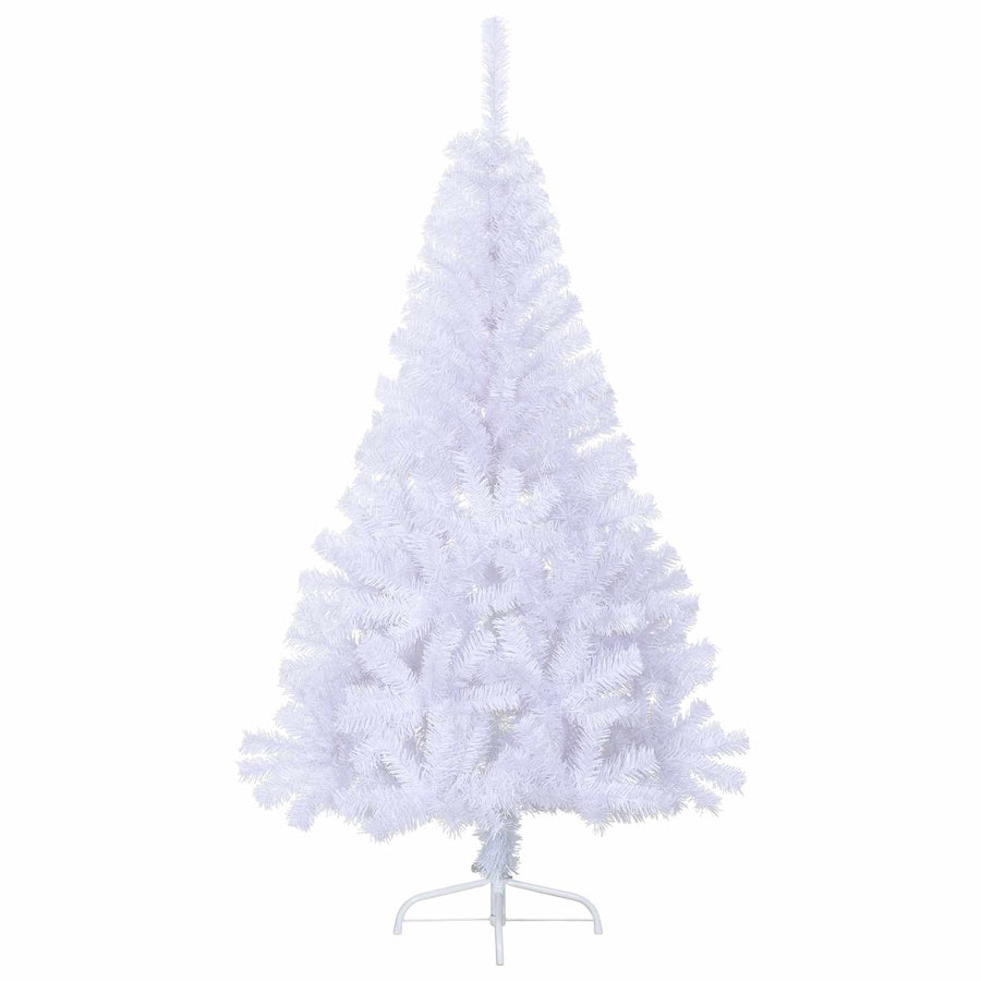 Kunstkerstboom met 150 LED Wit 120 cm PVC en staal