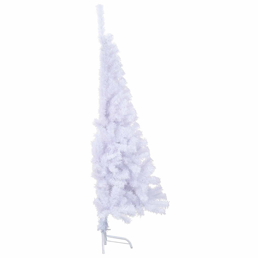 Kunstkerstboom met 150 LED Wit 150 cm PVC en staal