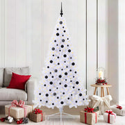 Kunstkerstboom wit 210 cm met 300 LED