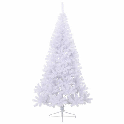 Kunstkerstboom met 300 LED Wit 210 cm PVC en staal