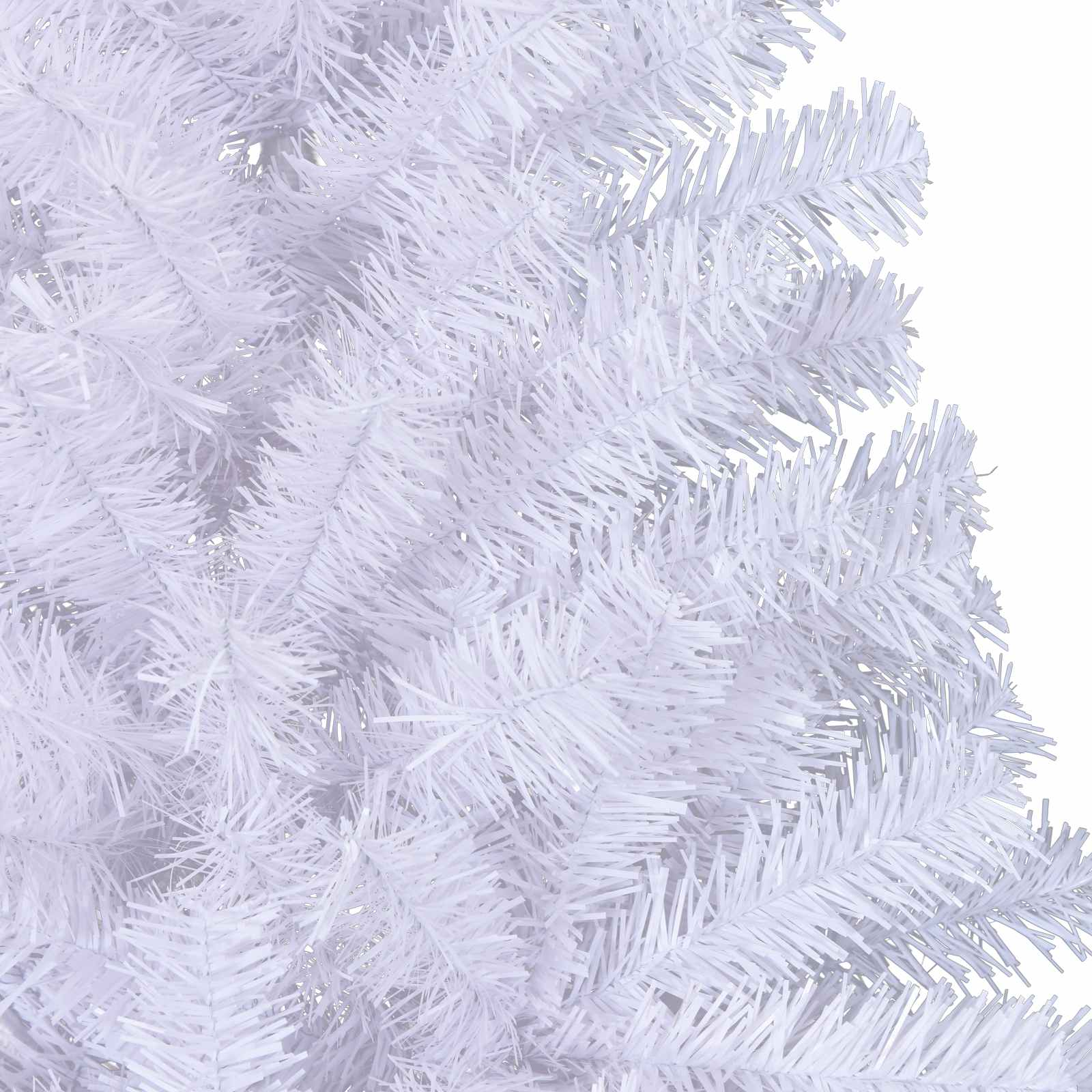 Kunstkerstboom met 300 LED Wit 240 cm PVC en staal