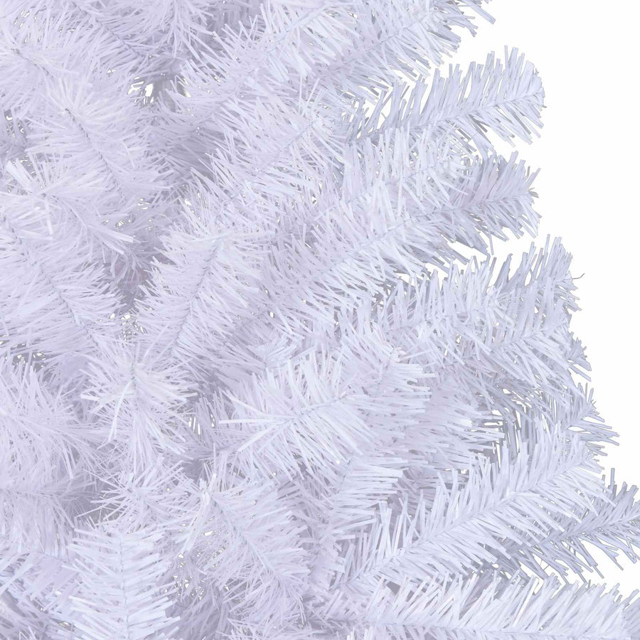 Kunstkerstboom met 300 LED Wit 240 cm PVC en staal