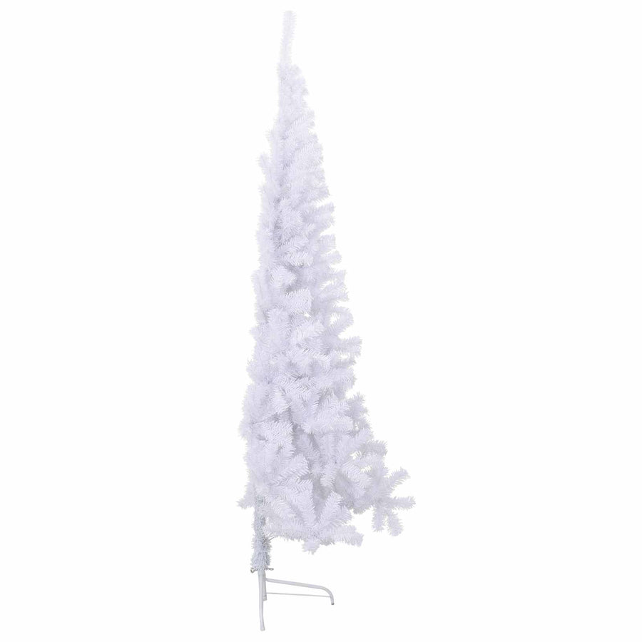 Kunstkerstboom met 300 LED Wit 240 cm PVC en staal