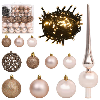 Kunstkerstboom Wit 240 cm PVC en staal