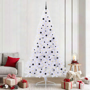 Kunstkerstboom 240 cm wit met 300 LED